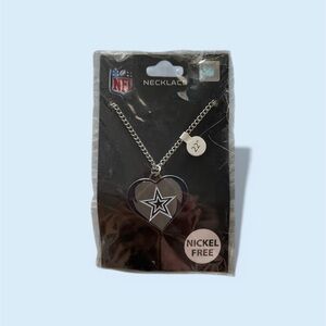 NFL Silver and Black Star Necklace
